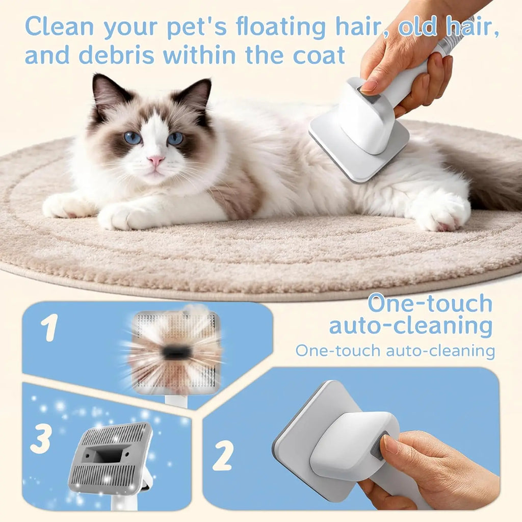 Furzori CleanCoat 7-in-1 grooming vacuum kit - product detail