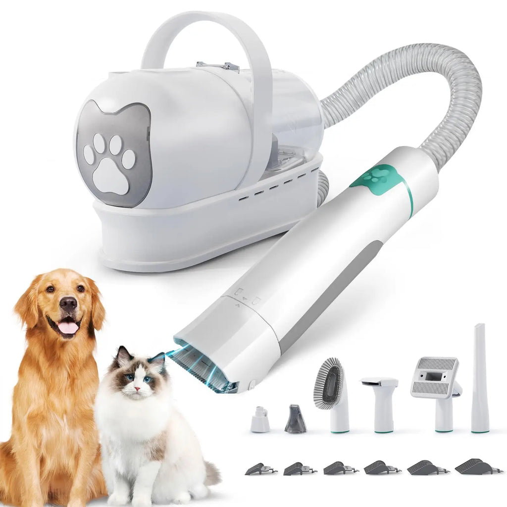 Furzori CleanCoat 7-in-1 pet grooming vacuum kit