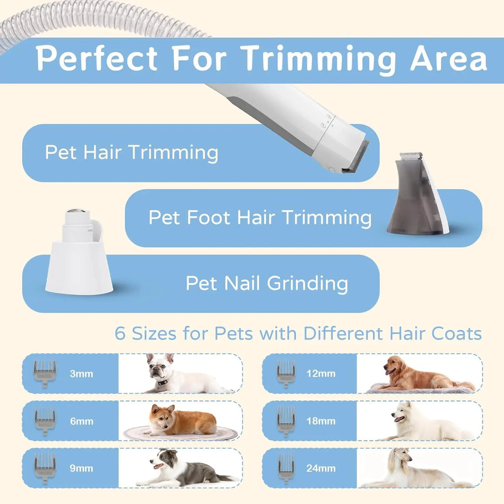 Furzori CleanCoat 7-in-1 grooming vacuum kit - product detail