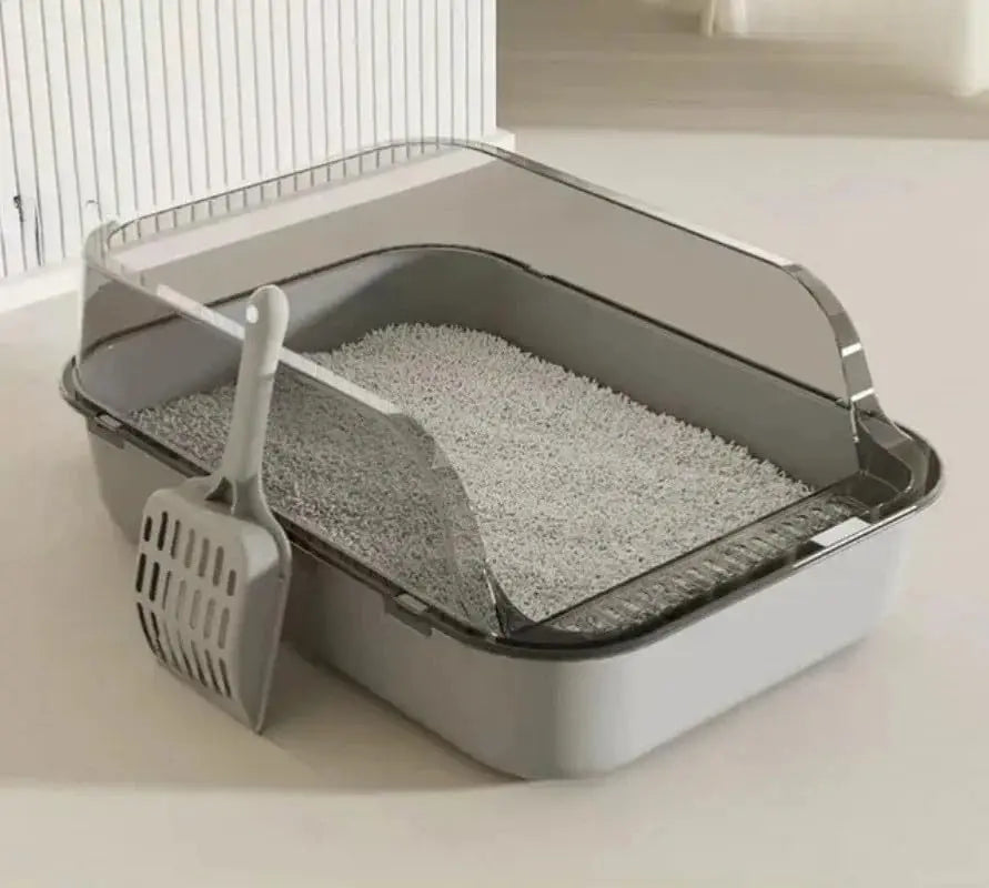 Furzori HighWall semi-enclosed cat litter box