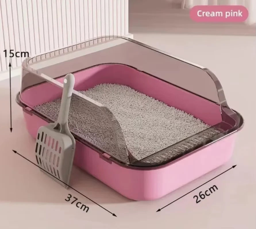 Furzori HighWall semi-enclosed cat litter box - product detail