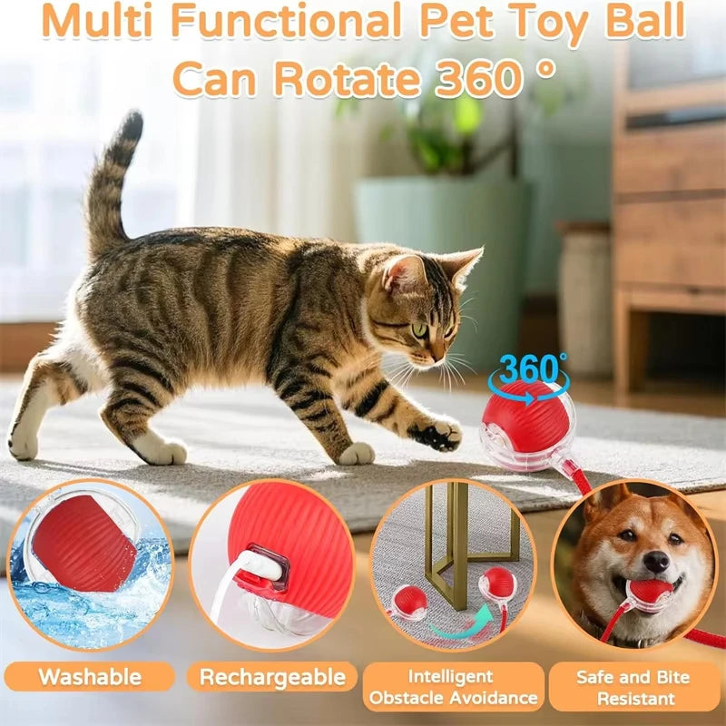 Furzori RollTail rechargeable interactive cat ball - product detail