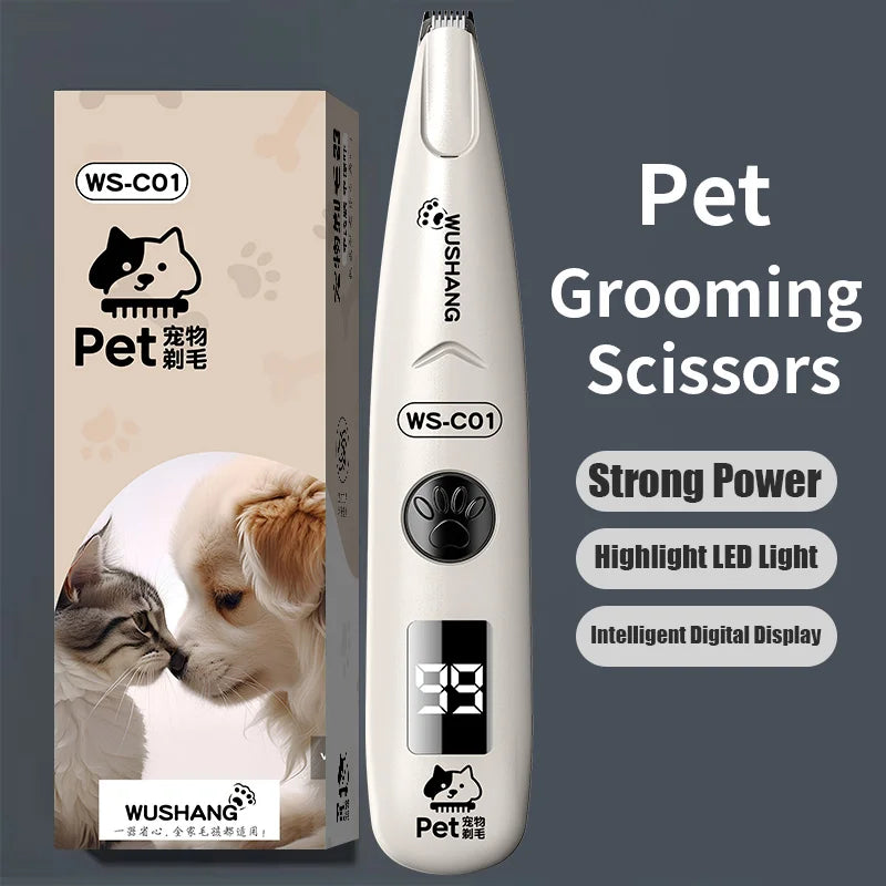 Furzori PawTrim LED pet grooming trimmer - product detail