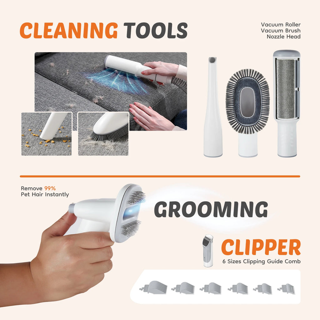 Furzori ProGroom 2.5L grooming vacuum kit - product detail