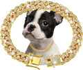 Furzori LuxeLink gold pet chain collar - product detail