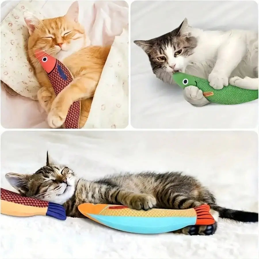 Furzori FishKick sound-activated cat toy - product detail