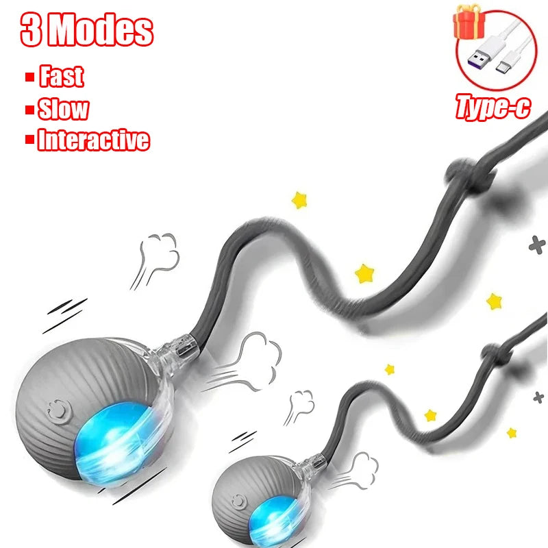 Furzori RollTail rechargeable interactive cat ball - product detail