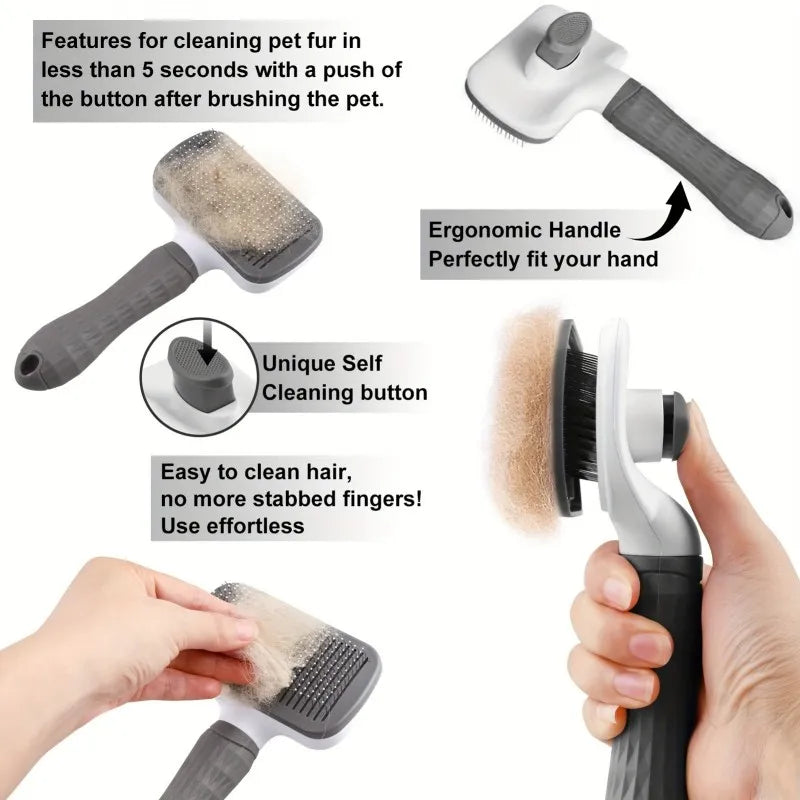 Furzori SmoothCoat detangling pet brush - product detail