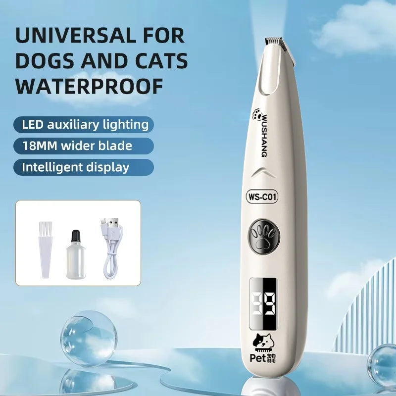 Furzori PawTrim LED pet grooming trimmer