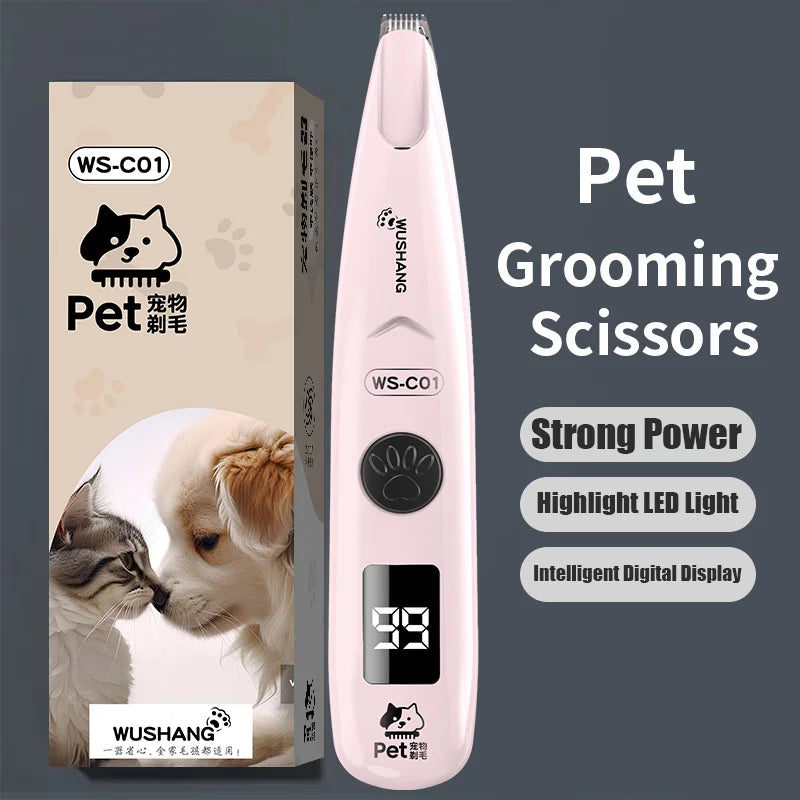 Furzori PawTrim LED pet grooming trimmer - product detail
