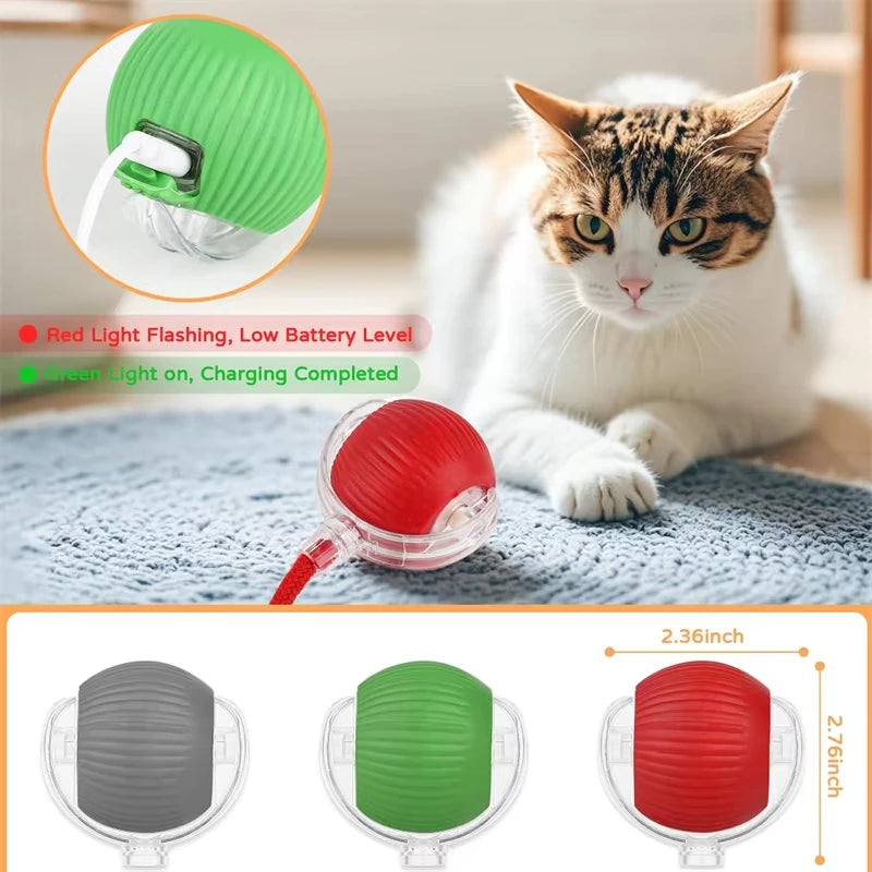Furzori RollTail rechargeable interactive cat ball - product detail