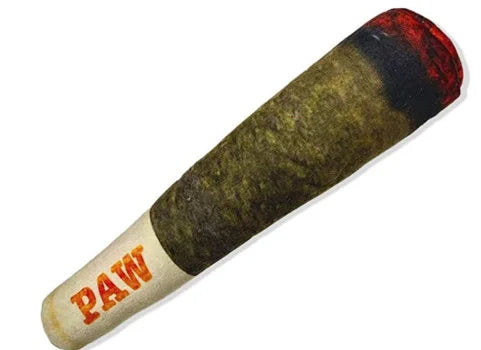 Furzori CigarChew squeaky plush dog toy - product detail