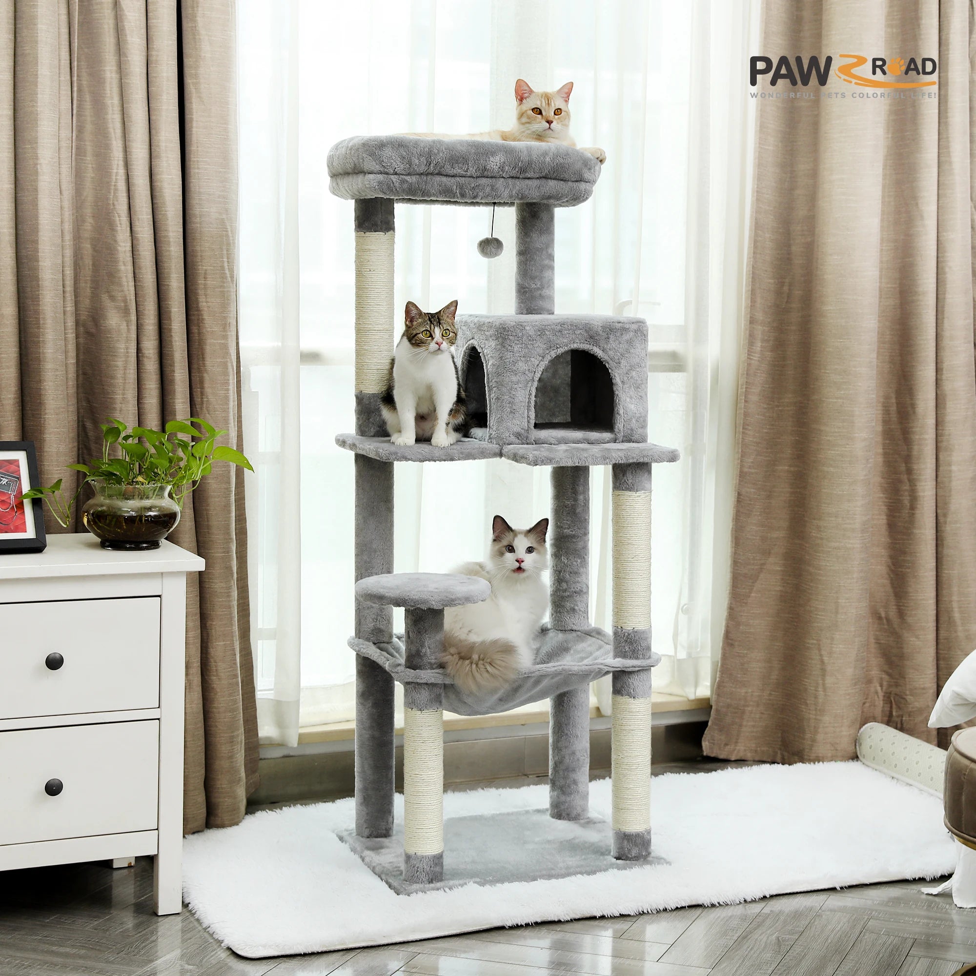 Furzori SkyClimb 5-level cat tree - product detail