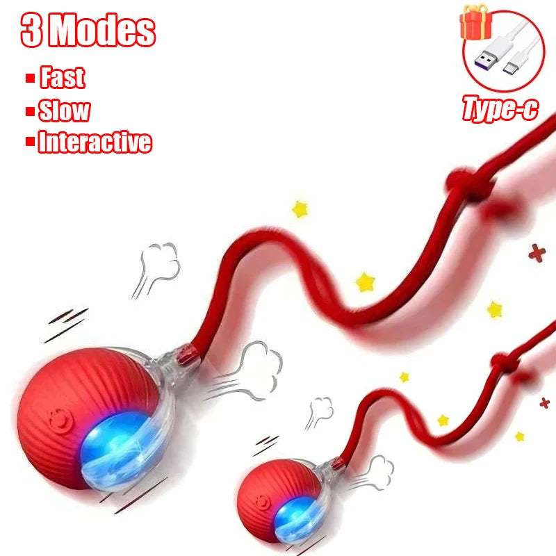 Furzori RollTail rechargeable interactive cat ball - product detail
