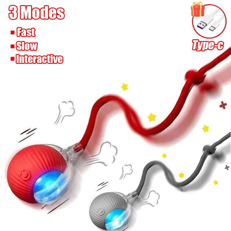 Furzori RollTail rechargeable interactive cat ball - product detail