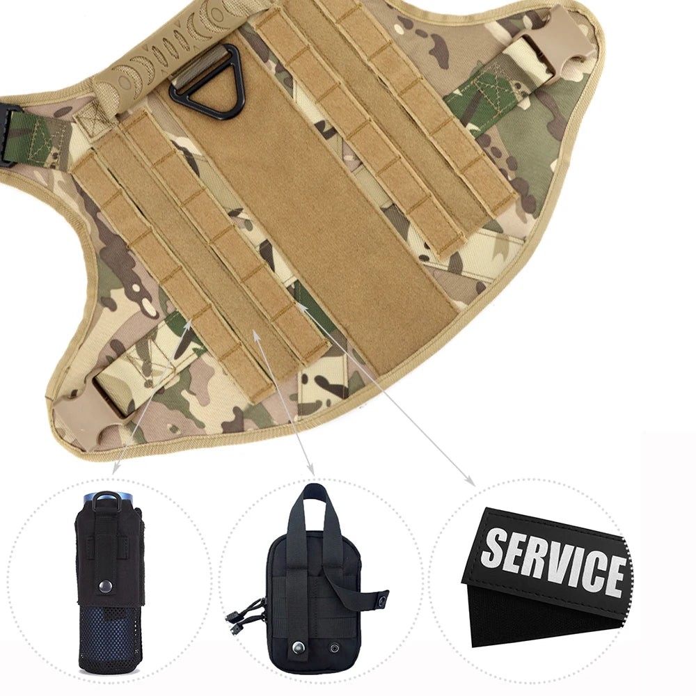 Furzori TrailGuard tactical dog harness and leash set - product detail