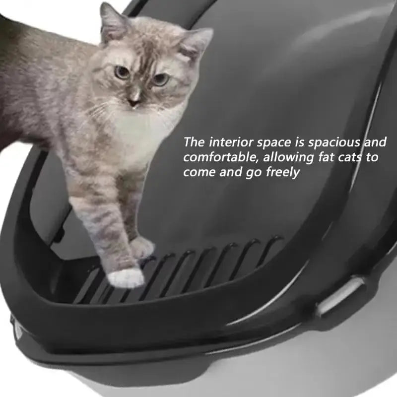Furzori HighWall semi-enclosed cat litter box - product detail