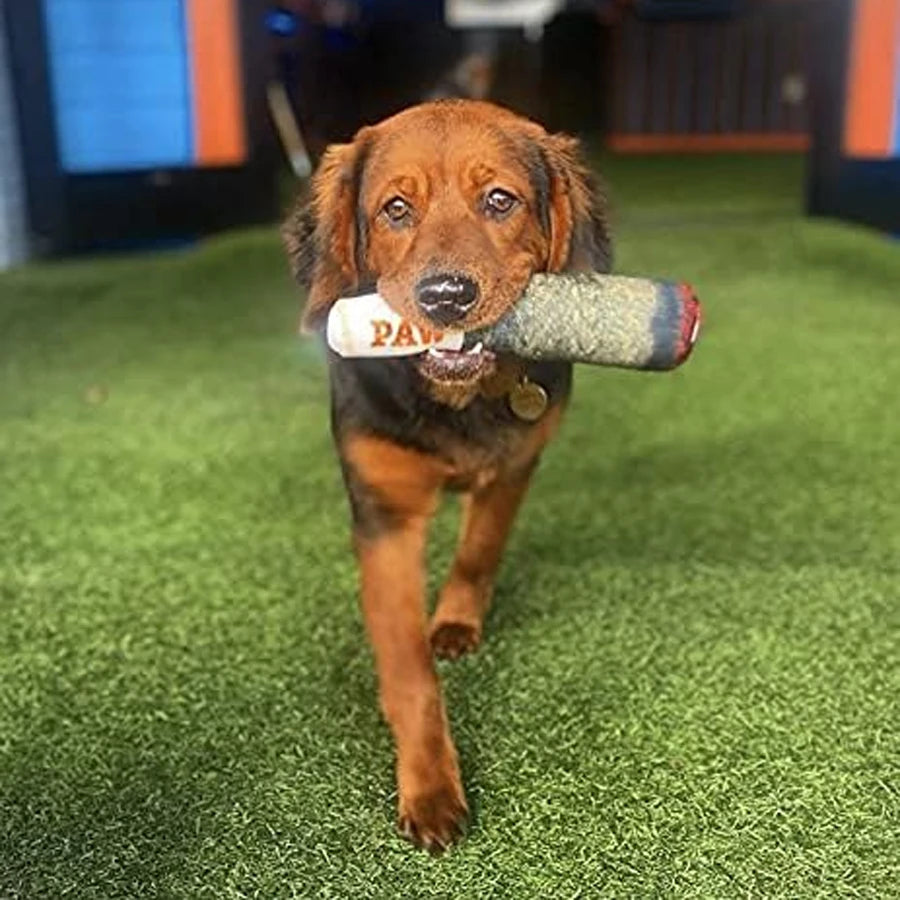 Furzori CigarChew squeaky plush dog toy - product detail