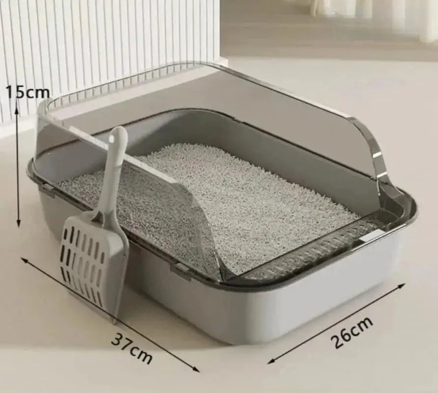 Furzori HighWall semi-enclosed cat litter box - product detail