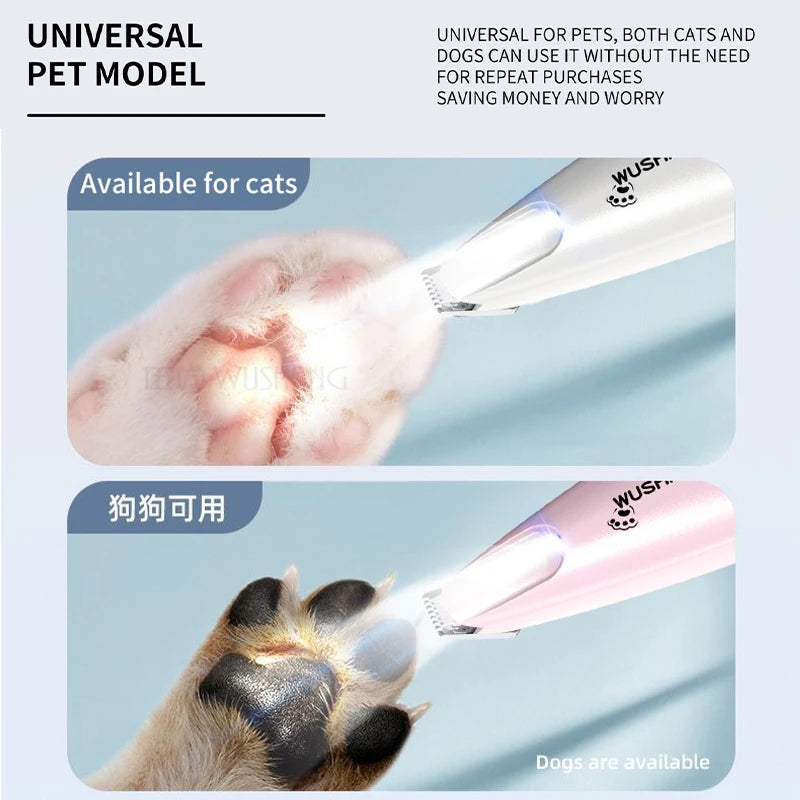 Furzori PawTrim LED pet grooming trimmer - product detail