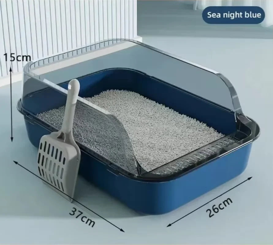 Furzori HighWall semi-enclosed cat litter box - product detail